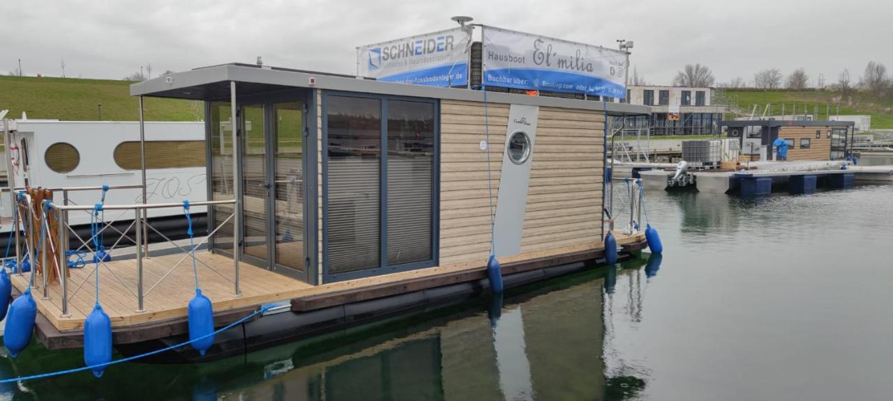 Hotel Mobiles Hausboot El'Milia Braunsbedra Exterior foto